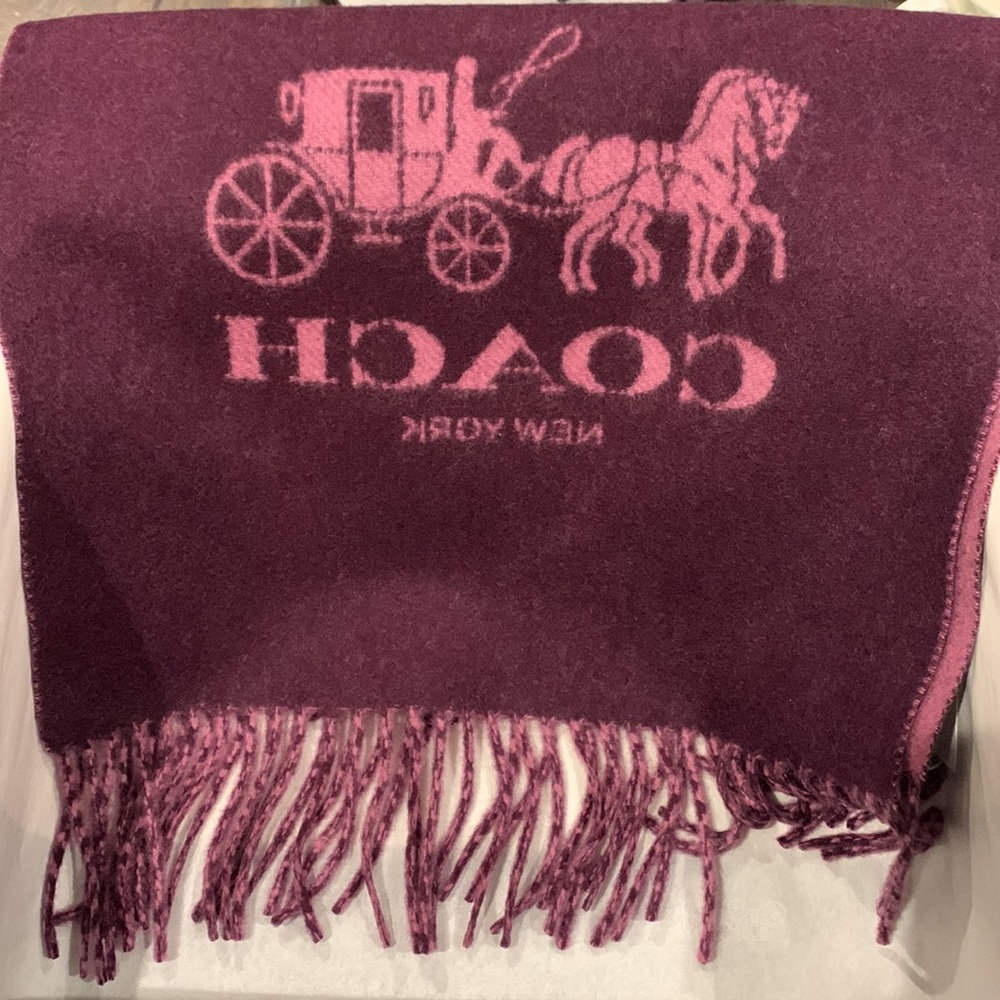 Coach cashmere scarf - Picture 4 of 5